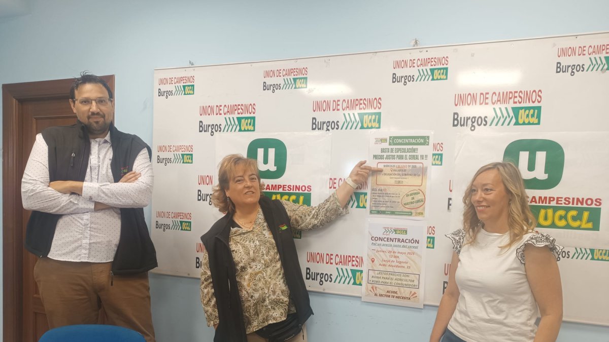 UCCL Burgos respalda la manifestación convocada el 29 de mayo frente a la lonja de Segovia.