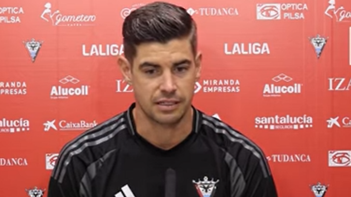 Raúl Fernández, durante la rueda de prensa.