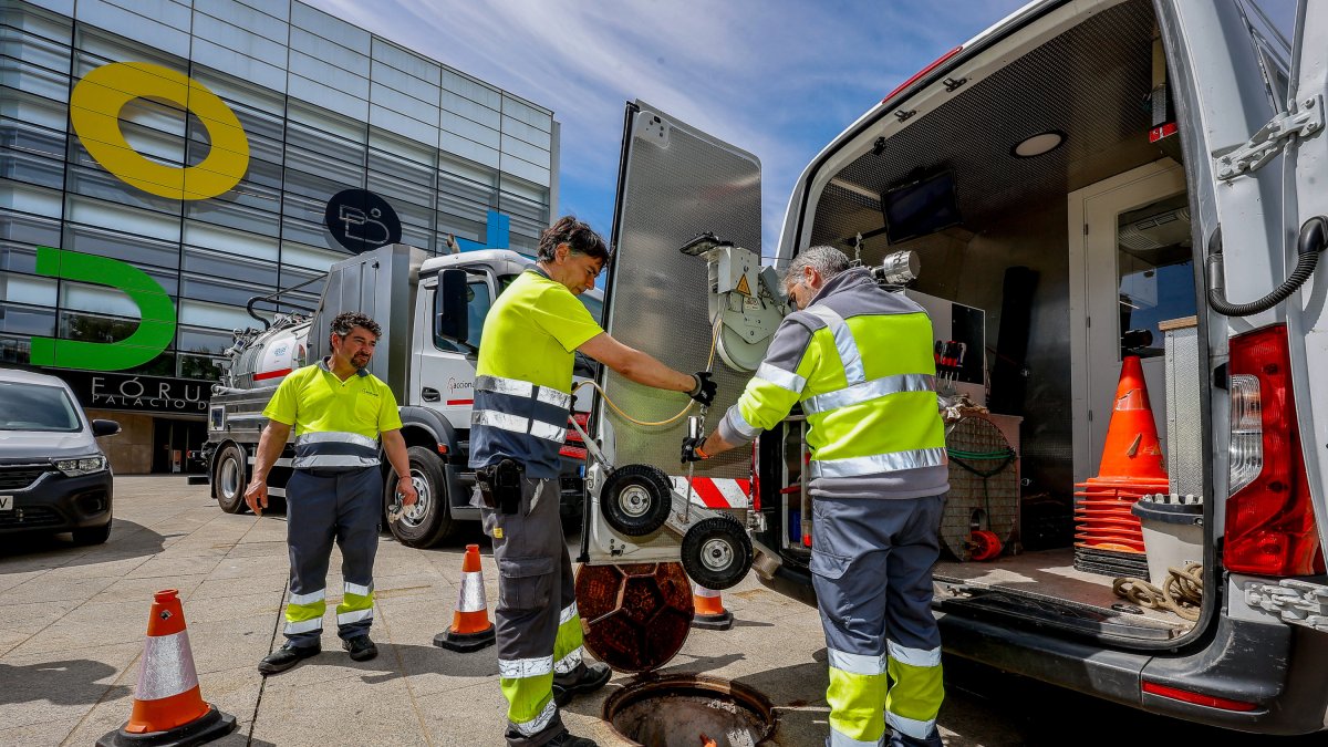 Los trabajadores en en la ciudad de Burgos.