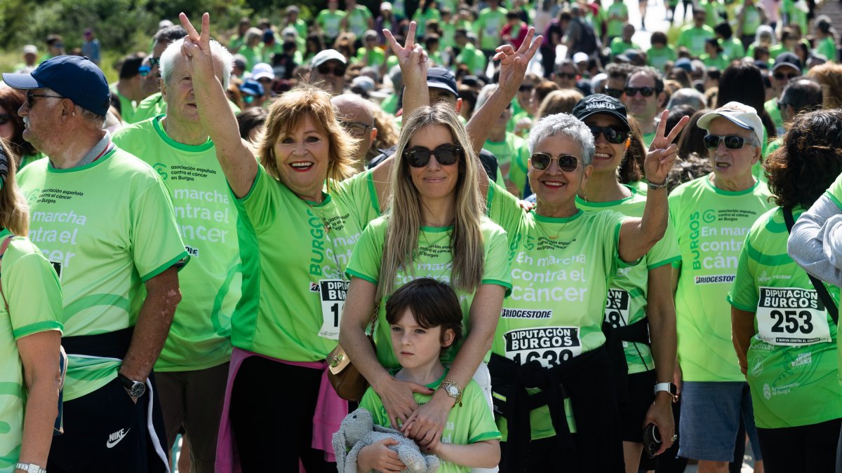Marcha contra el Cáncer 2025 en Burgos.