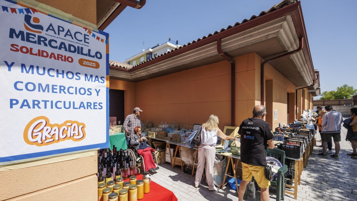 El mercadillo solidario de Apace permanecerá abierto hasta el domingo 22, de 12 a 14 y de 17 a 20.30 horas, en sus dependencias de la avenida de la Independencia, 5.