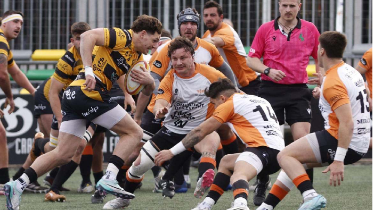 Facundo Díaz, durante un partido contra Les Abelles.