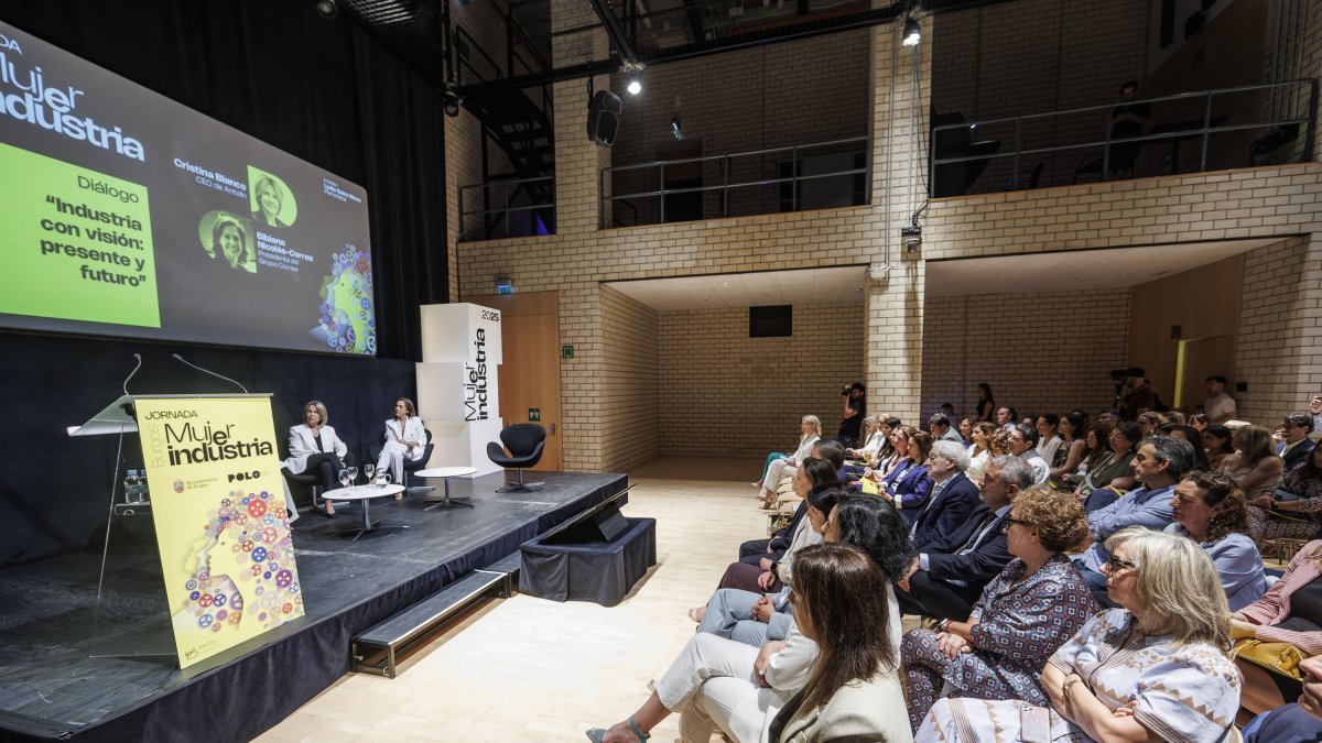 Imagen de las III Jornadas Mujer e Industria organizadas por Polo Positivo y el Ayuntamiento de Burgos.