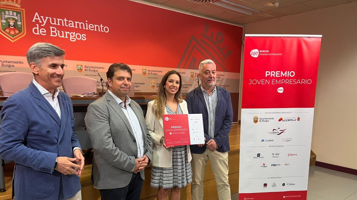 Presentación del premio Joven Empresario.