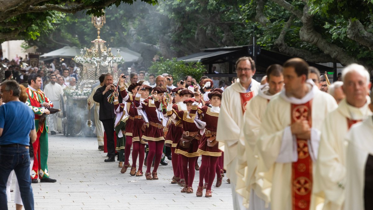 Celebración del Corpus Christi en Burgos.
