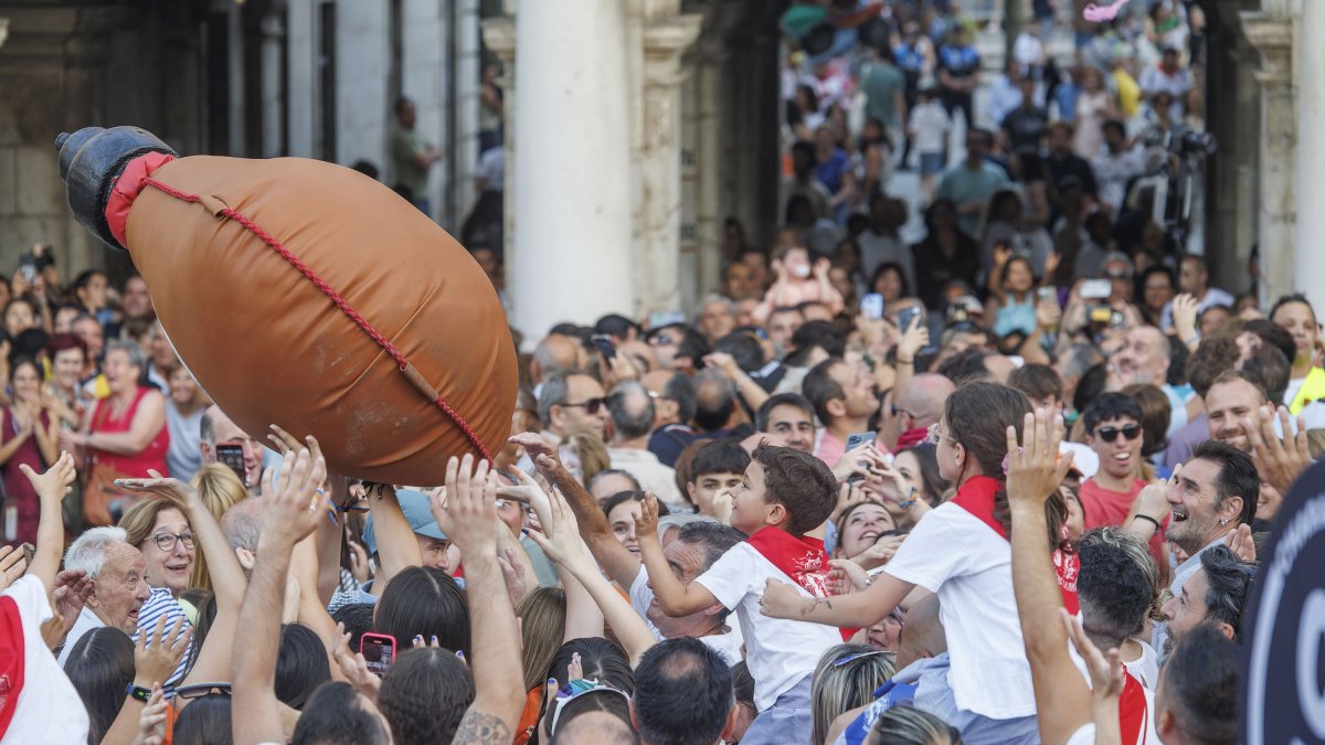 Imagen del comienzo de las fiestas de San Pedro y San Pablo.