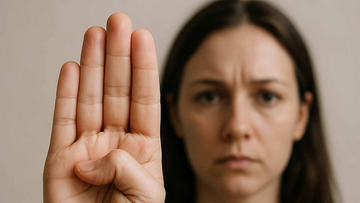 La señal discreta que puede salvar vidas: así funciona el gesto de auxilio que ayudó a detener a un agresor en Burgos