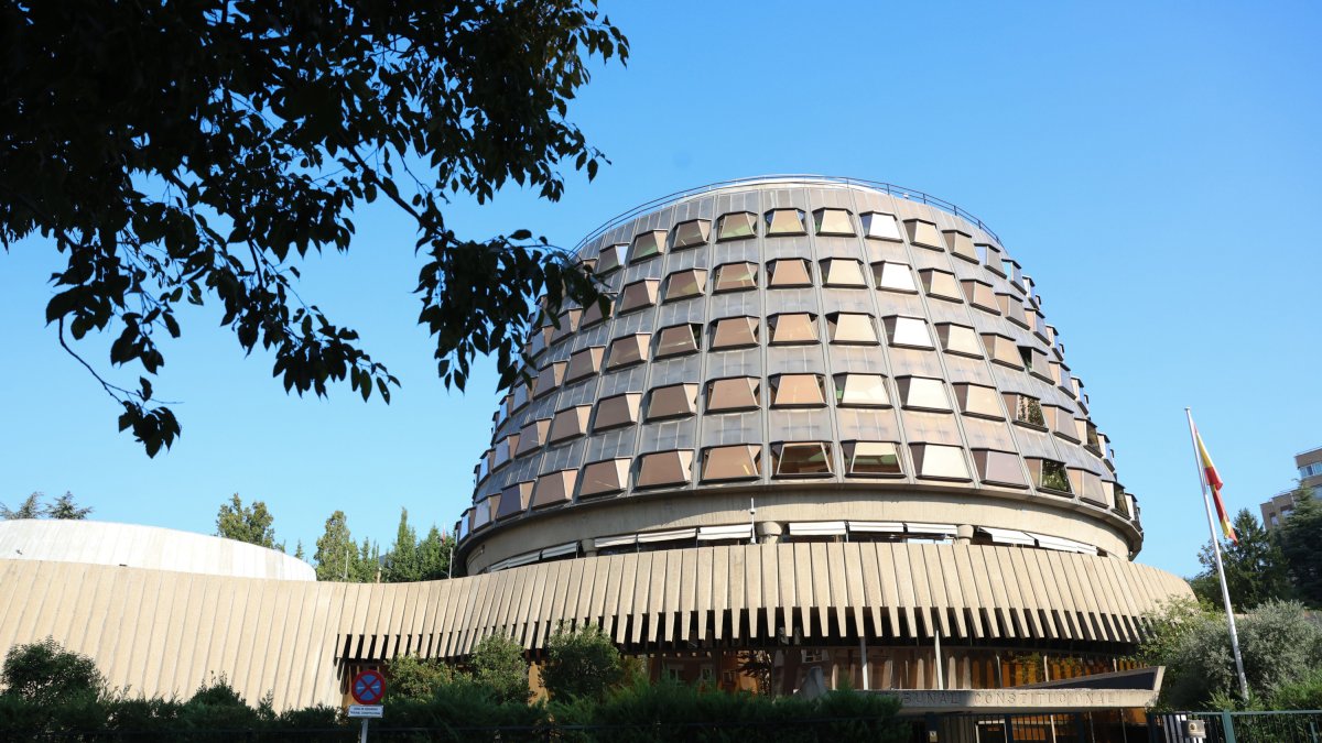 Archivo - Fachada de la Sede del Tribunal Constitucional, a 23 de septiembre de 2024, en Madrid (España).