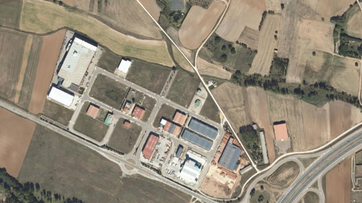 Vista aérea de la actuación Vega de Santa Cecilia.