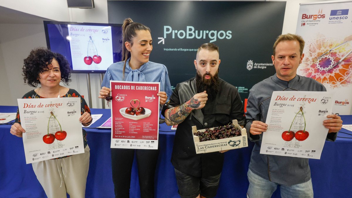 Instante de la presentación de 'Días de Cerezas'