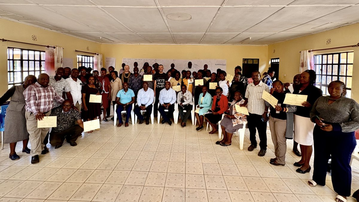 Imagen de los participantes en el curso de formación.