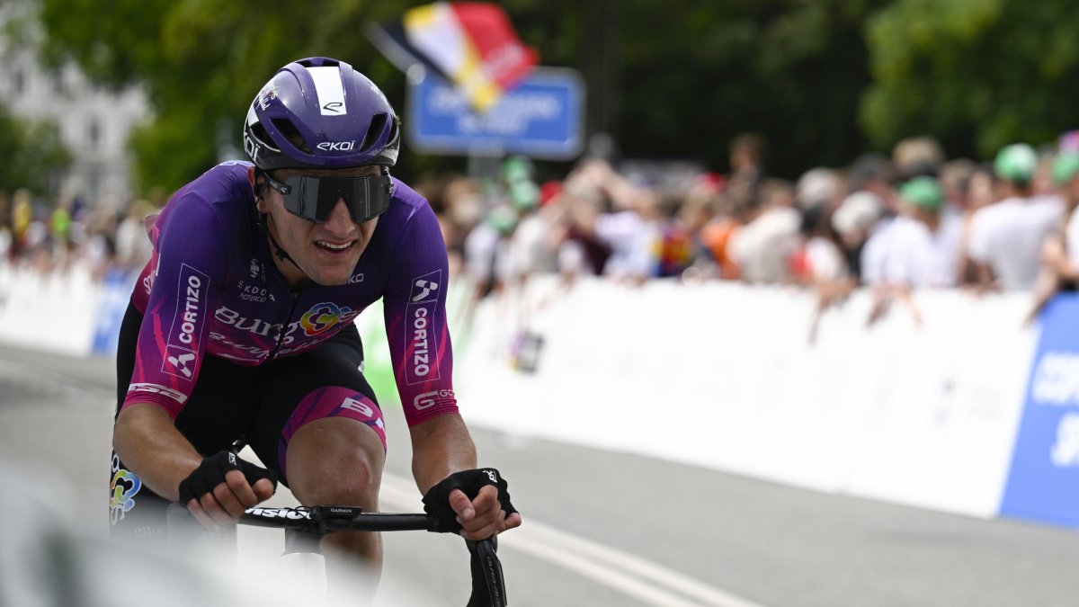 Rodrigo Álvarez ha destacado tanto en escapadas como en llegadas al sprint
