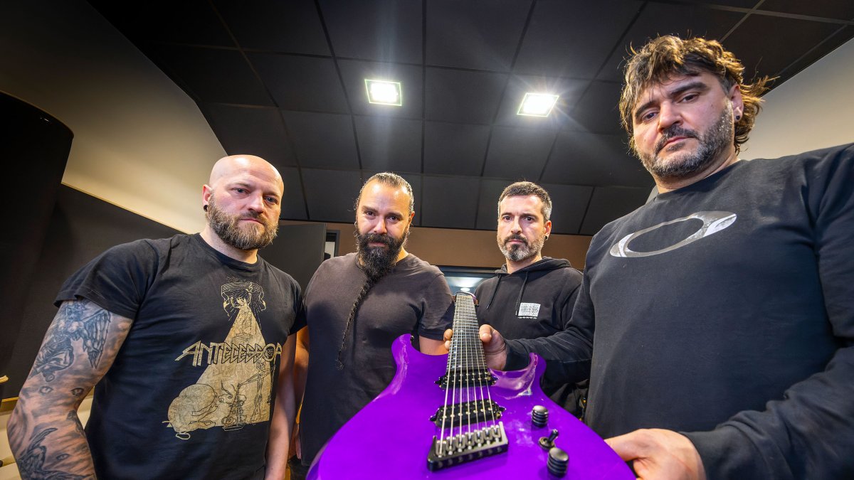 Vicen (bajo), Rulo (voz), Iván (batería) e Isra (guitarra): componentes de Khorea.