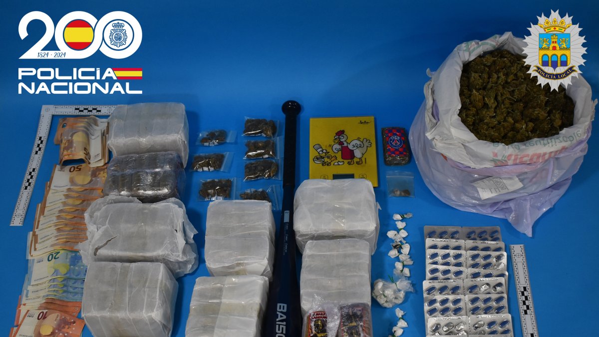 Imagen del alijo incautado.