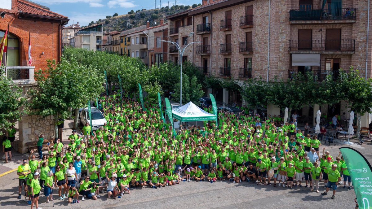 Marcha solidaria 2024 en Huerta de Rey.