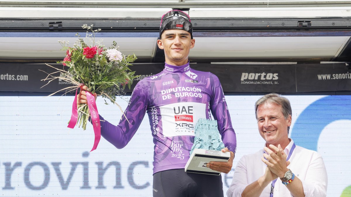 Isaac del Toro, ganador de la Vuelta a Burgos.