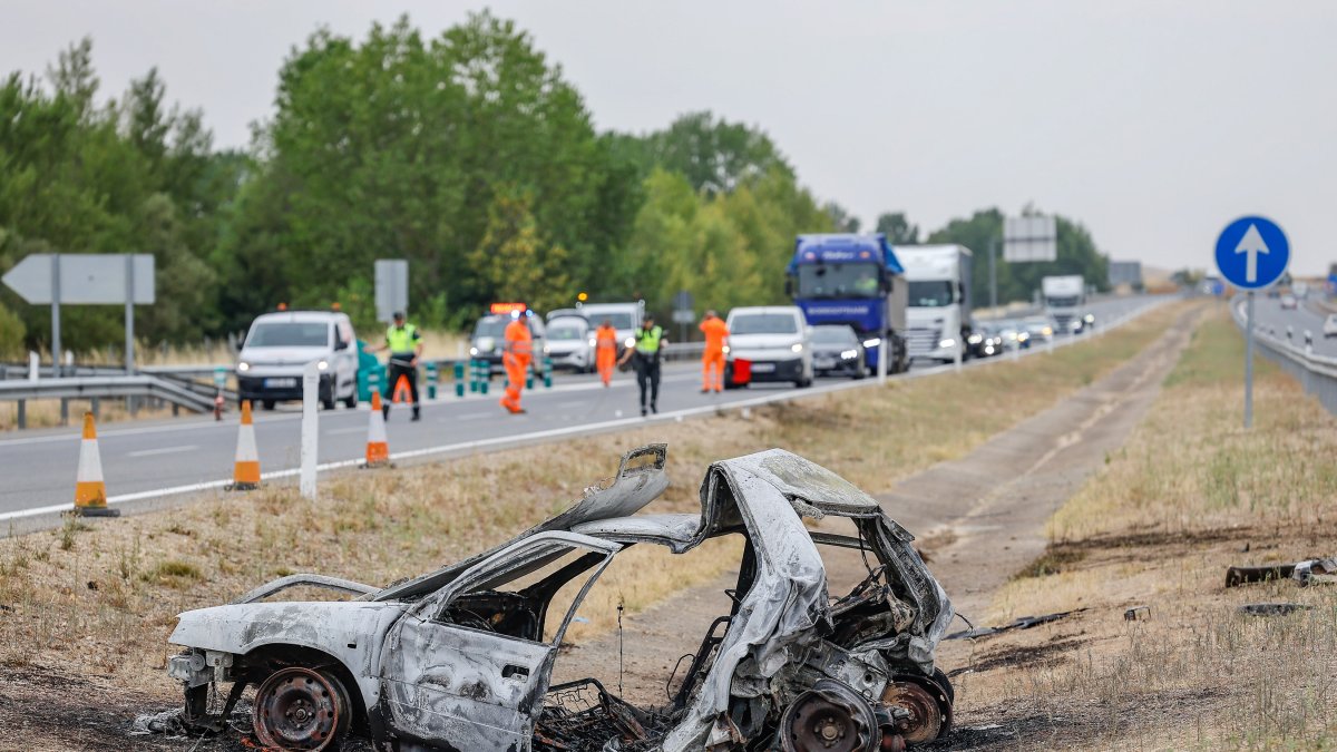 Imagen del lugar del accidente.