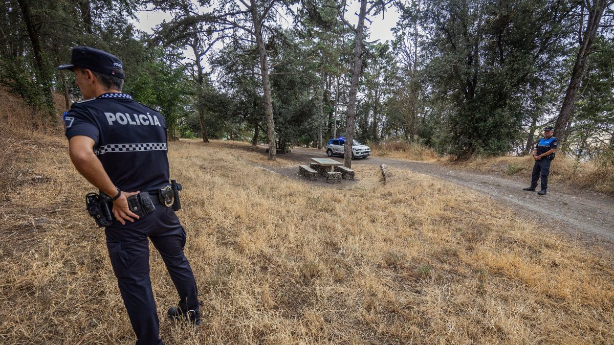 Imagen del operativo de control de Policía Local en el Castillo.