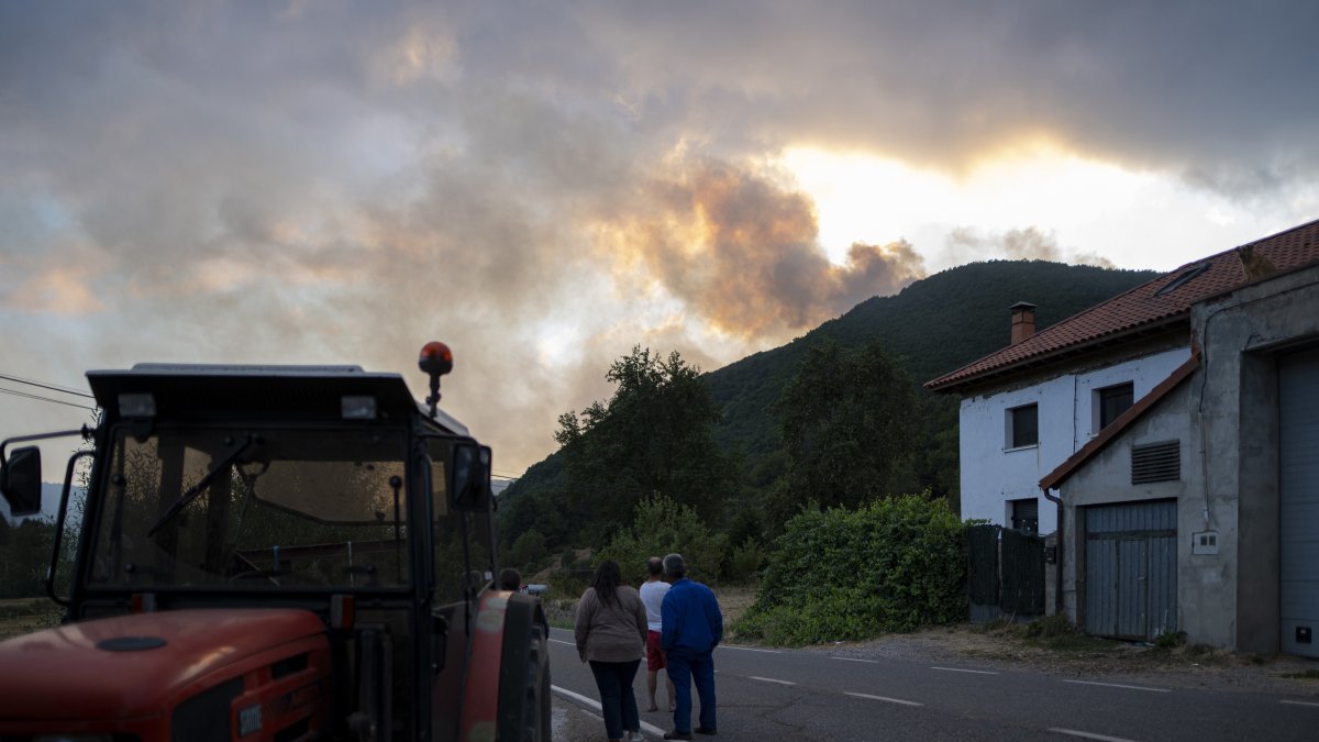 Incendios en León.