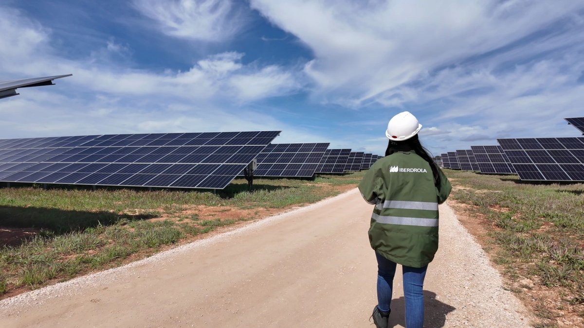 Planta fotovoltaica de Iberdrola, en Ciudad Rodrigo (Salamanca).