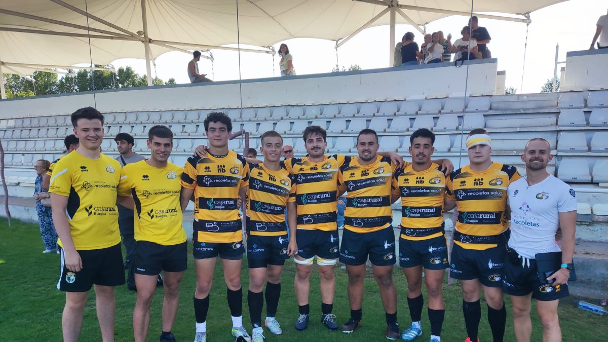 Carlos Saiz, Juan Peña, Pablo Martínez, Adrián García, Pablo Mata y Miguel Ángel Trascasa