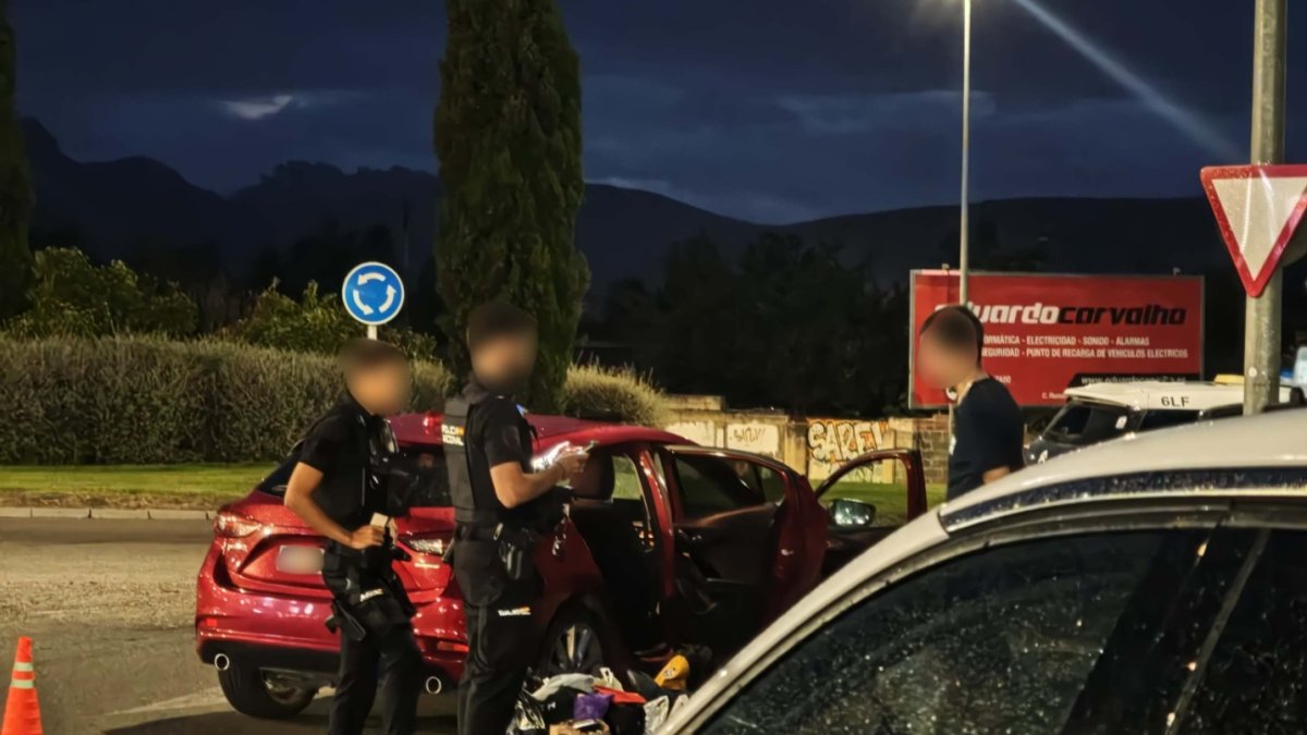 Imagen de un control policial.