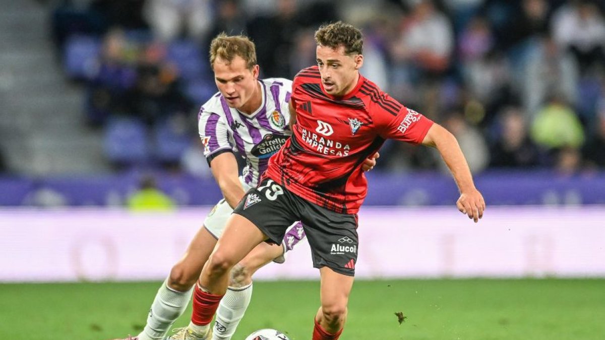 Marino, durante el partido contra el Valladolid.