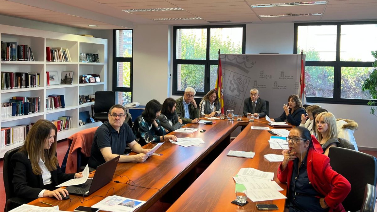 Imagen de la reunión de la Comisión de Patrimonio.
