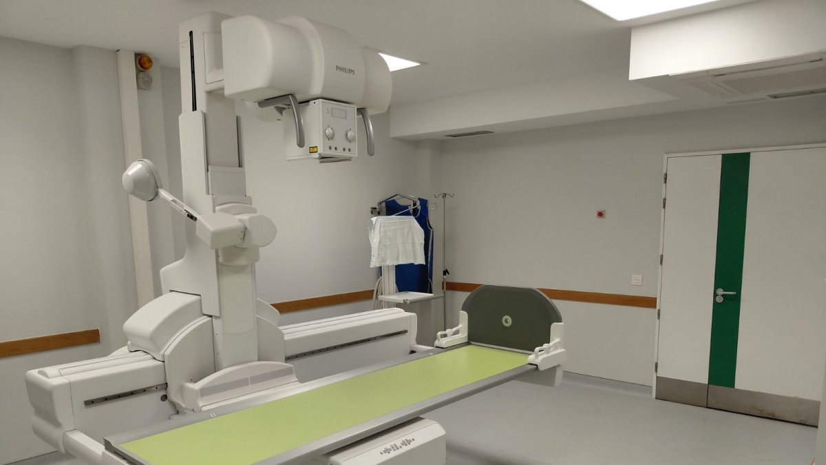 Imagen del nuevo equipo de radiología digital telecomandada del Santos Reyes