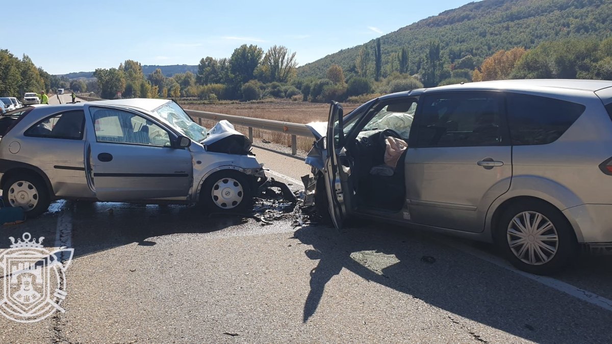 El accidente de Basconcillos del Tozo tuvo lugar a apenas 20 kilómetros del choque mortal de la víspera en Montorio, ambos en la N-627.