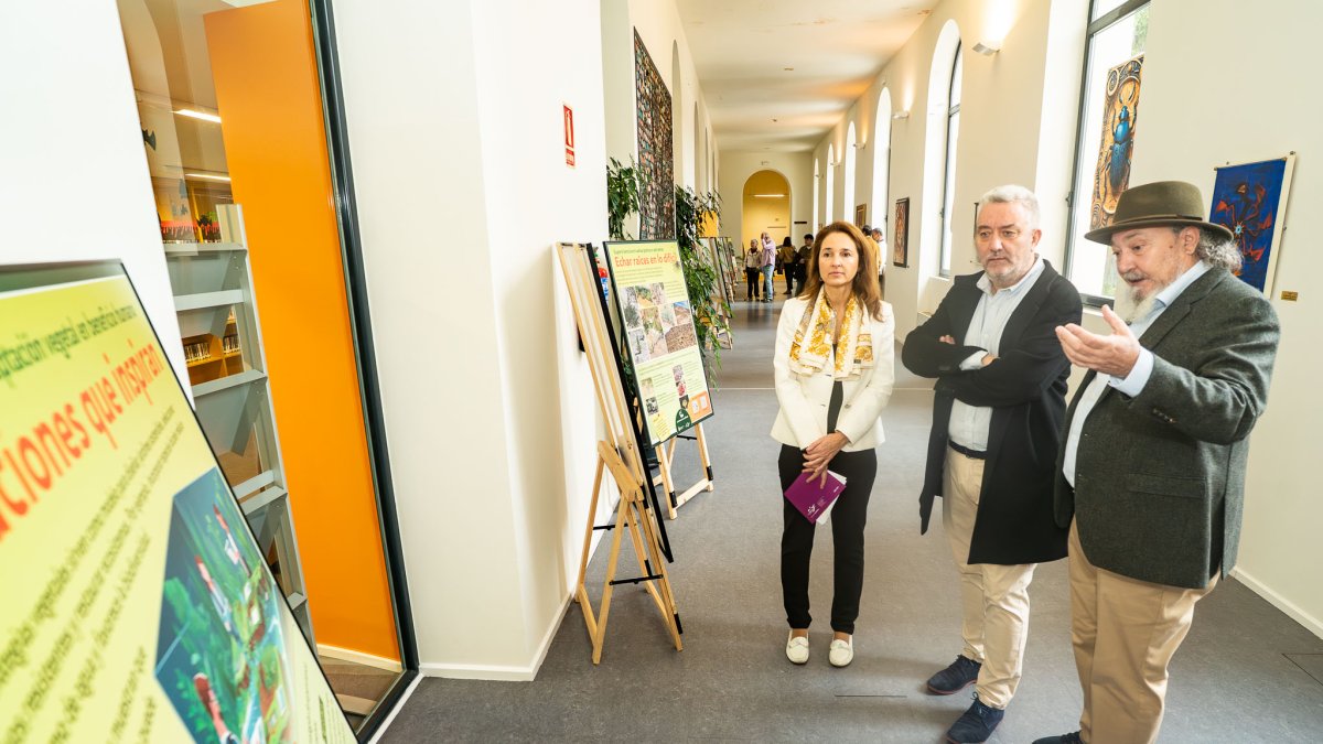 Imagen de la exposición que acoge el centro cívico de San Agustín.