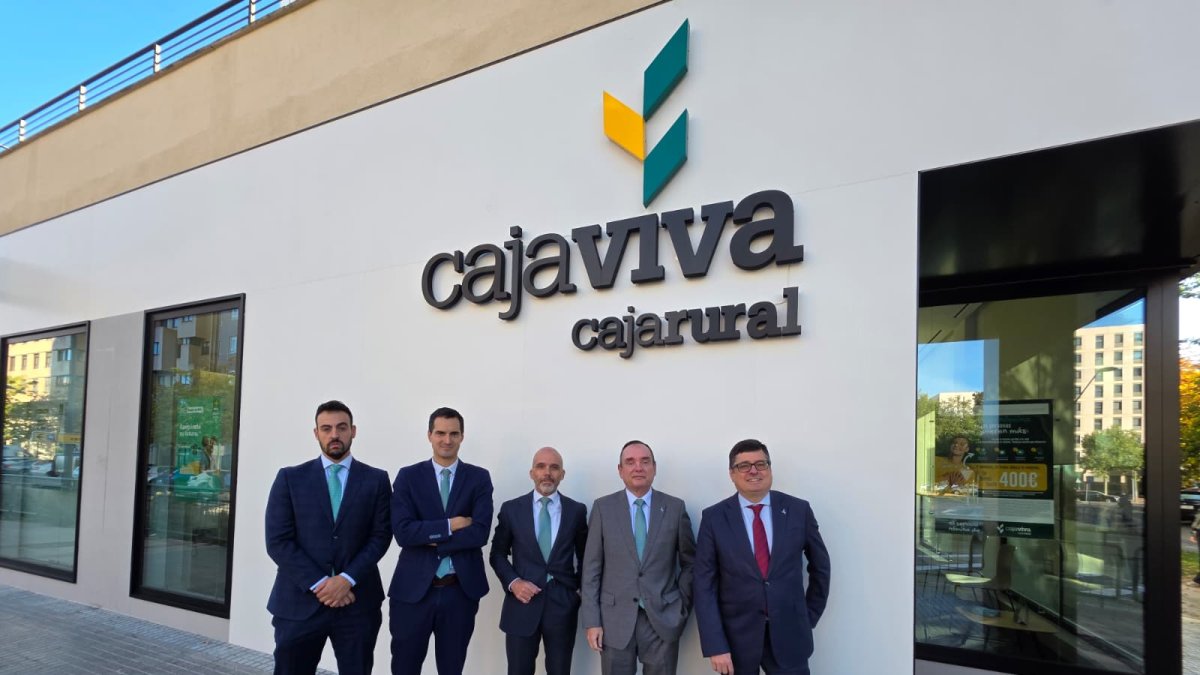 nueva oficina urbana de Cajaviva en la calle Severo Ochoa de Burgos.