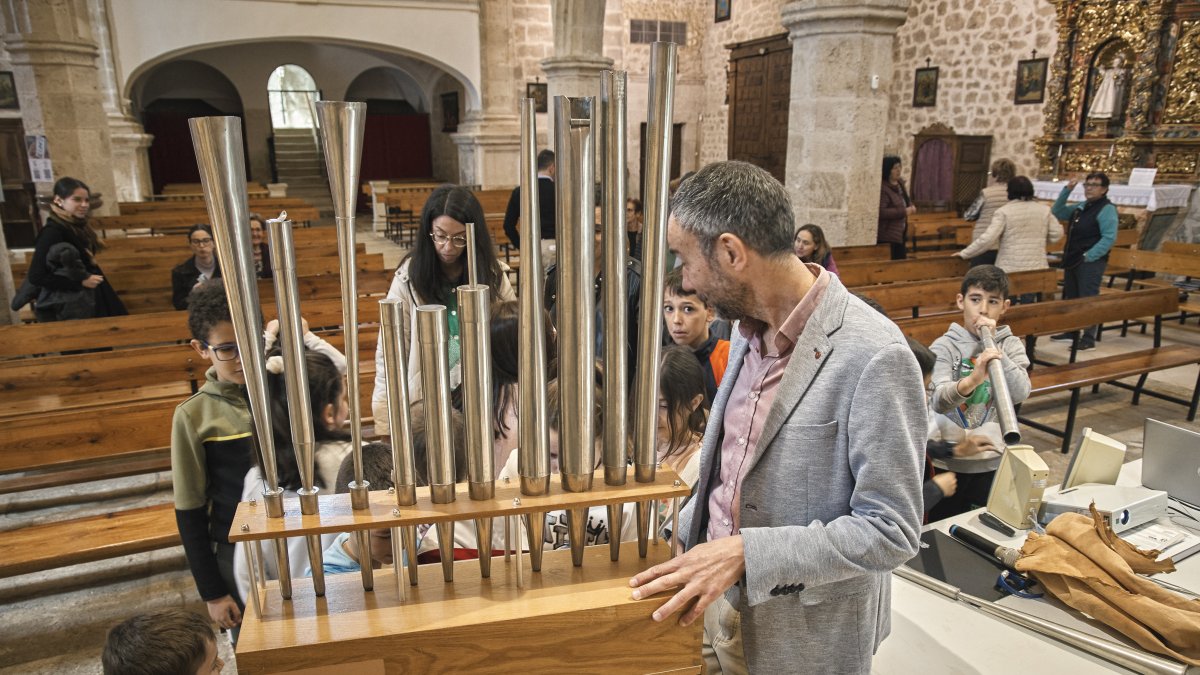 Jornadas intergeneracionales en torno al órgano histórico en Vadocondes