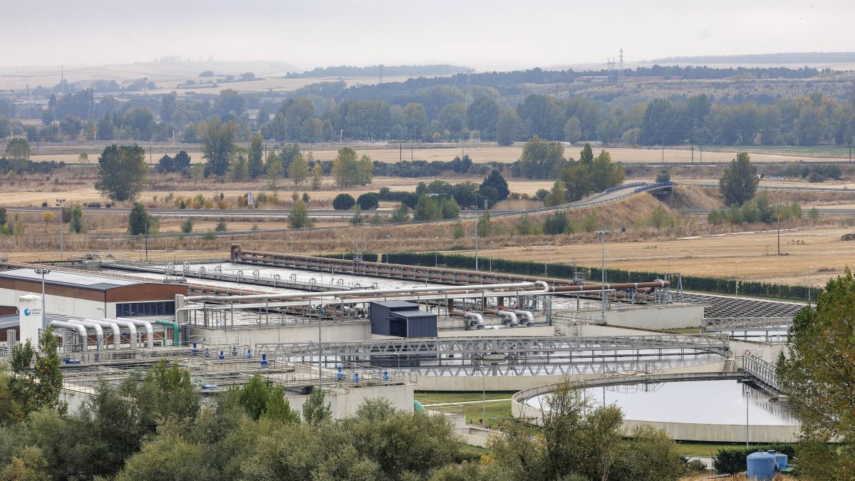 La EDAR de Burgos se vio afectada por un vertido tóxico el domingo.