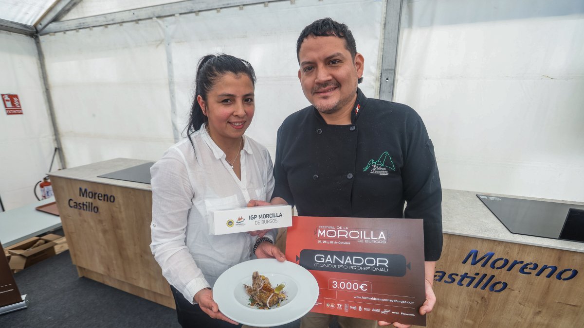 Jano Mori, artífice del mejor pincho con Morcilla de Burgos.