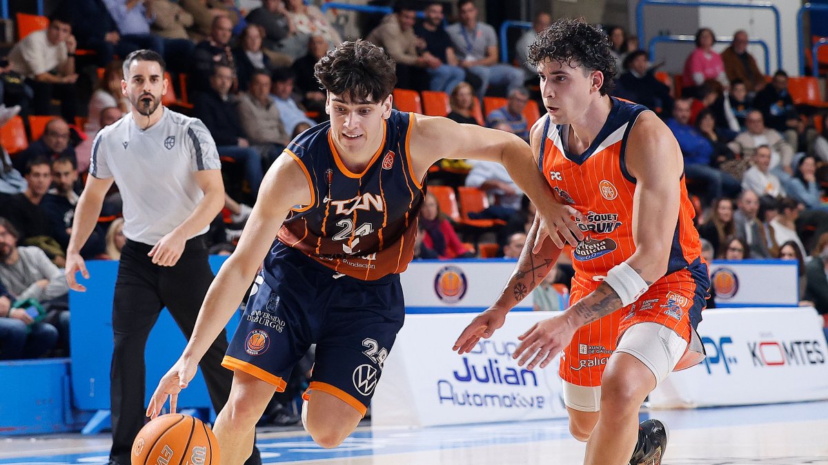 Andy Huelves, durante el partido contra el Leyma Coruña.