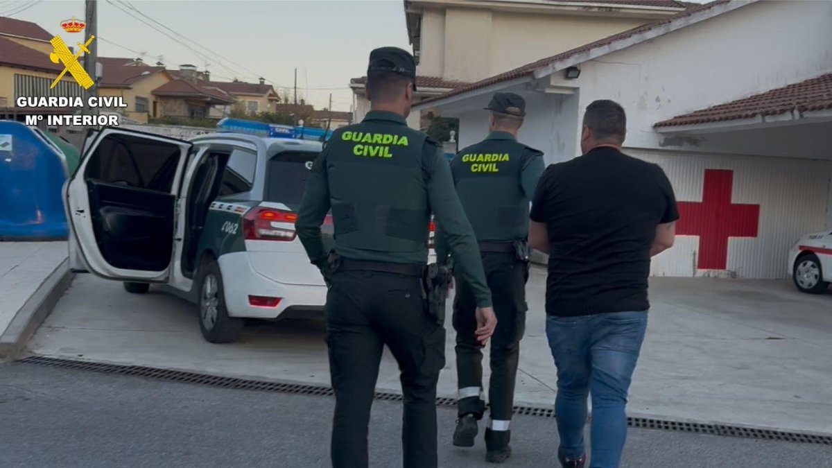 Momento de la detención.