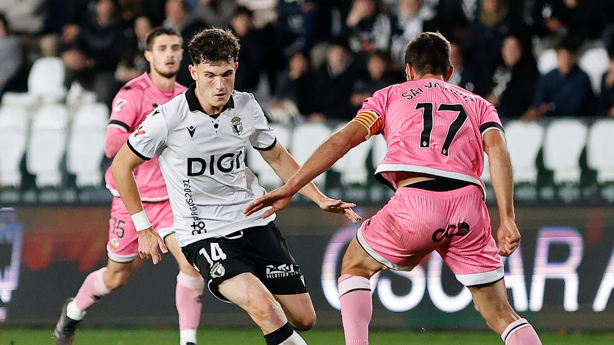 David González, durante el partido contra el Castellón.