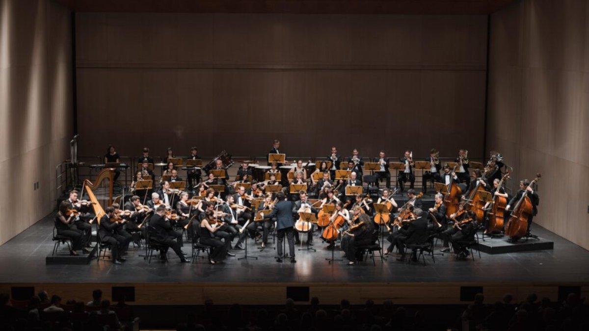 Imagen de un concierto de la Orquesta Sinfónica de Burgos.