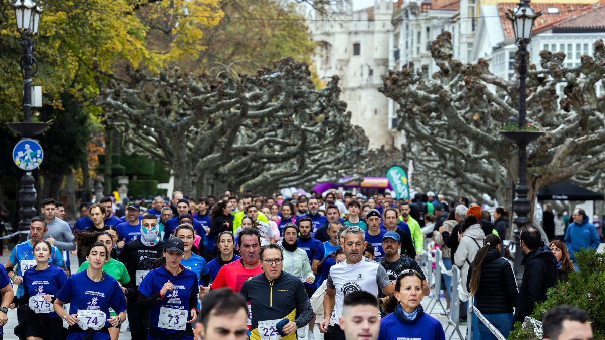 Instante de la Carrera contra el Cáncer de Páncreas.
