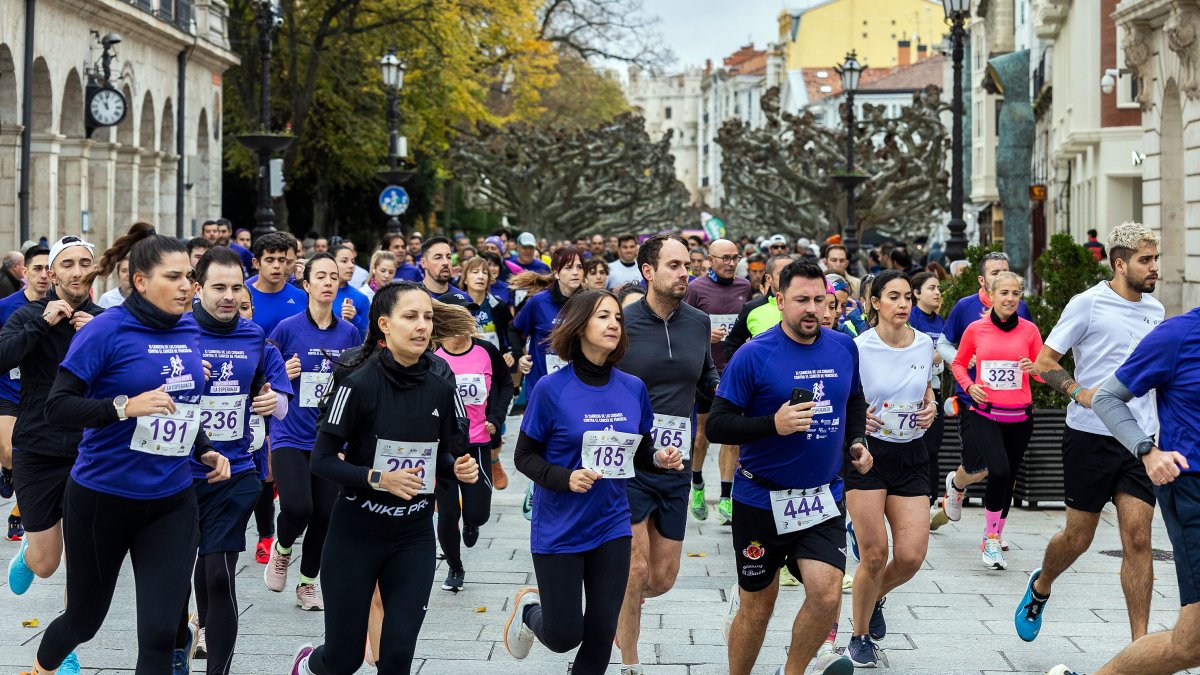 Instante de la I Carrera de las Ciudades contra el Cáncer de Páncreas.