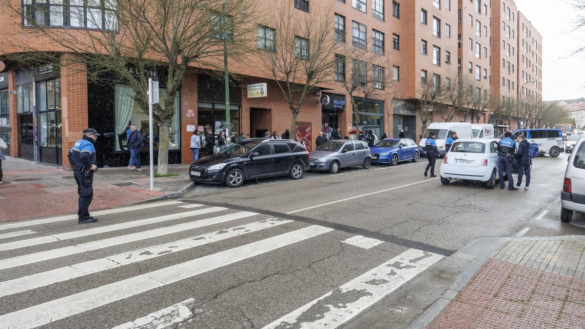 La Policía Local interviene en un atropello en San Pedro y San Felices.