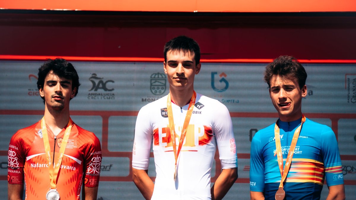 Adrián Fajardo se proclamó campeón de España de contrarreloj
en categoría sub-23.
