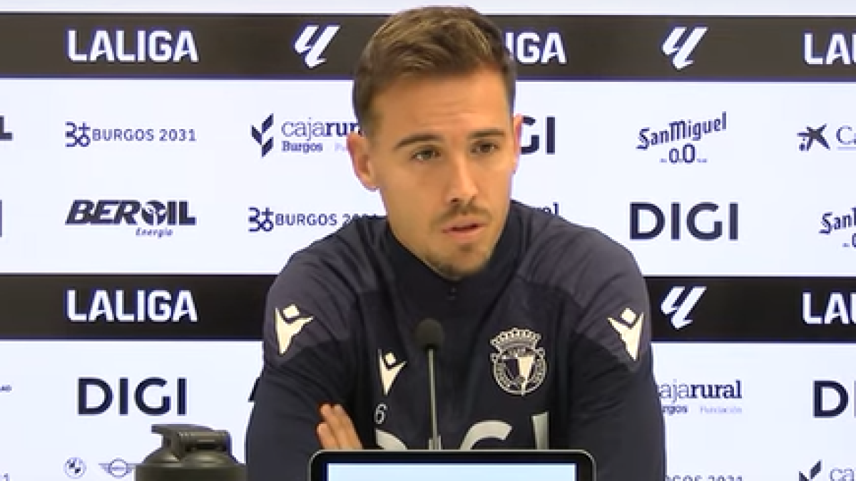 Sergio González, durante la rueda de prensa.