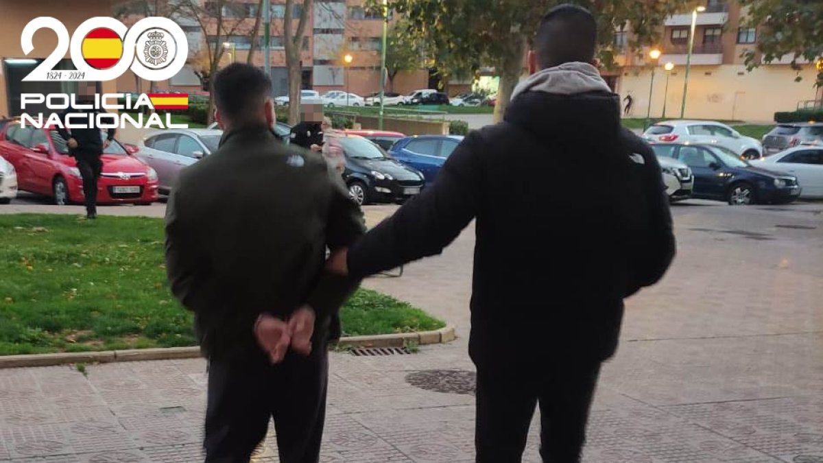 Uno de los detenidos por la brutal agresión a un joven en Burgos.