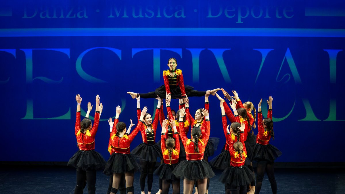 Imagen de una actuación de danza en el Fórum.