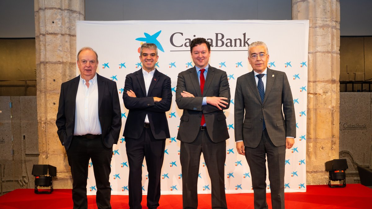 Encuentro 'Diálogos que maridan' organizado por CaixaBank en Burgos.