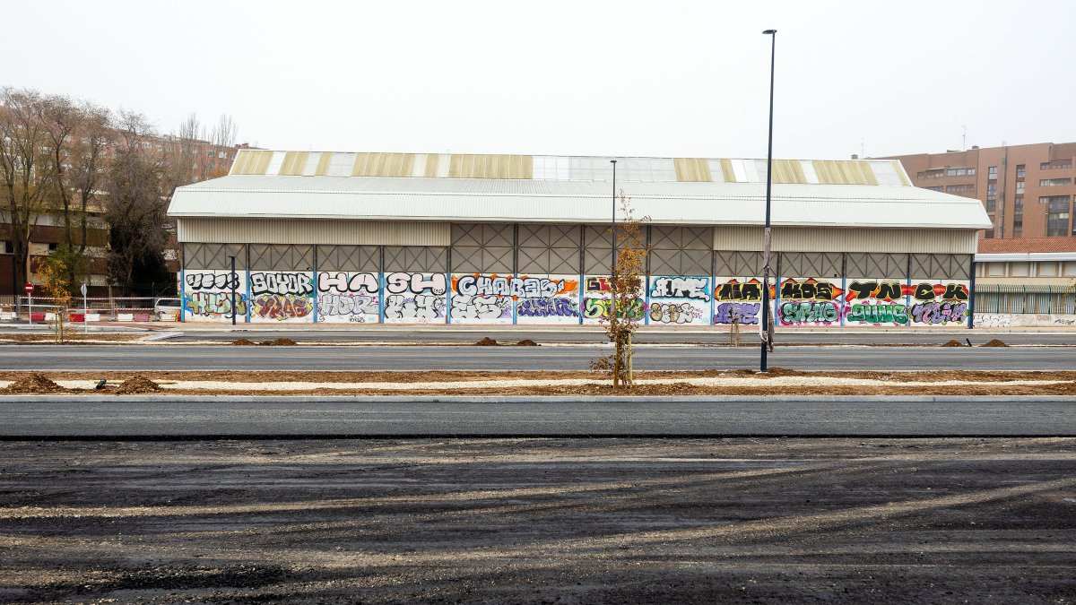 Las actuaciones de extensión del aglomerado han comenzado en los últimos días, como se puede ver en esta imagen reciente.