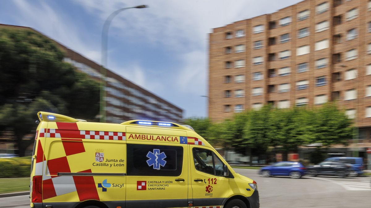 Imagen de una ambulancia.