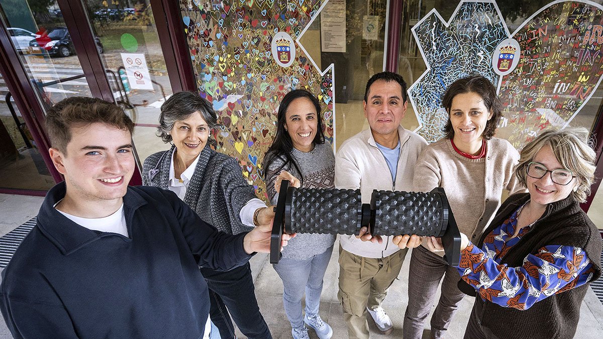 Imagen de los integrantes del proyecto Youcanroll, impulsado por la Universidad de Burgos.